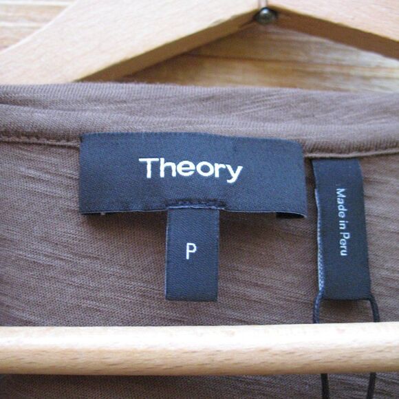 NWT Theory Slub Knit Sleeveless Cotton Top - Picture 9 of 11